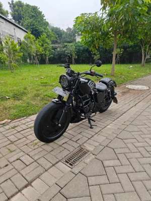 Jual bekas Moge Yamaha Scorpio modif harley sportster,lokasi di Sukasari
