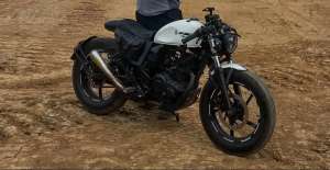 Jual bekas motor custom bratcafe basic byson 2013 ss lengkap idup,lokasi di Ciampea