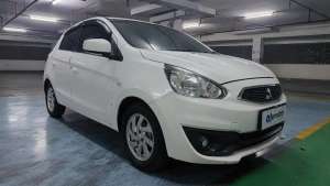 Jual bekas Pajak Panjang TDP 5JT Mitsubishi Mirage 1.2 GLX Bensin-MT 2016 Putih,lokasi di 