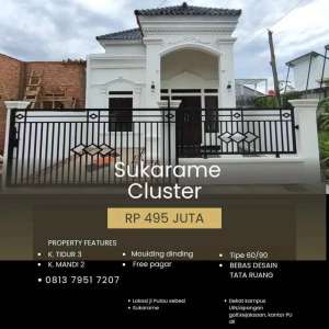 PERUMAHAN DI SUKARAME lokasi di Sukarame, tersedia melalui melalui situs Olx