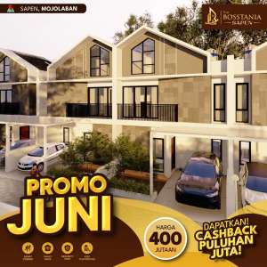 Rumah Baru Diskon Banyak Lokasi 100 m ke Jl Solo-Tawangmangu lokasi di Rangkui, tersedia melalui melalui situs Olx