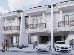 Rumah Cluster Di Tanah Baru Beji Gaya Eropa dekat TOL Depok lokasi di Beji, tersedia melalui melalui situs Olx