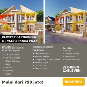 Rumah DiBeji Pasuruan Cluster Panderman 0km Jln Raya Sangat Strategis lokasi di Beji, tersedia melalui melalui situs Olx