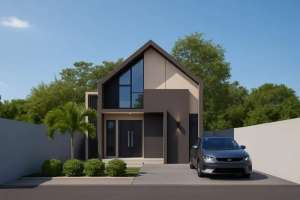 Rumah murah bebas banjir Nempel JL utama lokasi di Sawangan, tersedia melalui melalui situs Olx