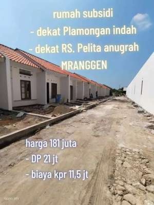 rumah subsidi dekat Plamongan indah, dekat RS.Pelita anugrah lokasi di Semarang Timur, tersedia melalui melalui situs Olx