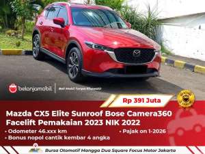 Jual bekas SUNROOFMazda CX5 CX-5 CX 5 Elite Bose Merah 2022 2023,lokasi di 
