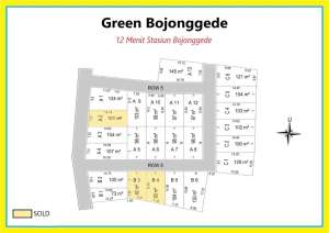 Tanah Kavling Termurah Di Bogor, 10 Menit Stasiun Bojong GedeSHM, lokasi di Bojonggede, tersedia melalui melalui situs Olx