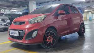 Jual bekas TDP 3,JT KIA Picanto 1.2 SE Bensin-AT Merah 2012,lokasi di 
