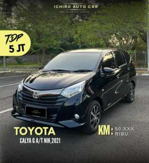 Jual bekas Toyota Calya G at 2021 KM 50rb an,lokasi di 