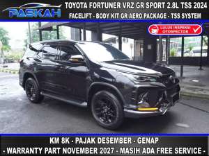 Jual bekas TSS NEW MODEL Km8k Fortuner VRZ 2.8 GR Legender aero kit package 2024,lokasi di 