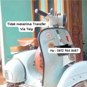 Jual bekas Vespa Super 74 Repro VBB,lokasi di Cipayung