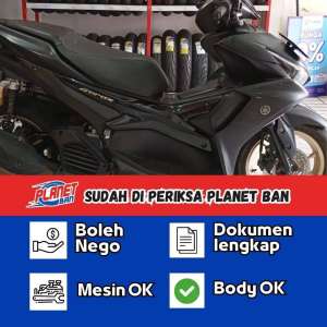 Jual bekas YAMAHA AEROX 155 CONNECTED ABS 2021,lokasi di Kembangan