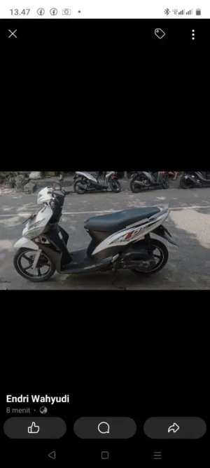 Jual bekas Yamaha Mio j tahun 2012,lokasi di Kalideres