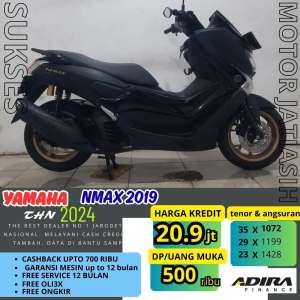 Jual bekas YAMAHA NMAX 2019,lokasi di Bantar Gebang