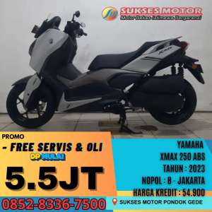 Jual bekas YAMAHA XMAX 250 ABS TAHUN 2023,lokasi di Taman Sari