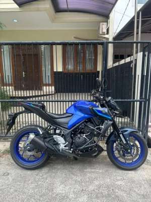 Jual bekas YMS Yamaha Naked Mt25 2022 Facelift low km,lokasi di Bumi Serpong Damai
