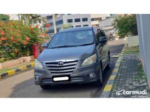 Jual bekas 2014 Toyota Kijang Innova 2.5 V MPV abu diesel matic,lokasi di DKI Jakarta