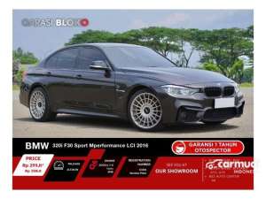 Jual bekas 2016 BMW 320i 2.0 M Sport Sedan Performance B48 Facelift LCI Odo 31 Rbuan Pajak Panjang TDP MINIM HOT ITEMS,lokasi di Banten