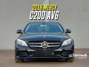 Jual bekas 2016 Mercedes-Benz C200 2.0 Avantgarde Sedan Black on Black Mercy C 200 AVG Hitam,lokasi di DKI Jakarta