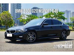 Jual bekas 2021 BMW 330i 2.0 M Sport Sedan Odo 20 Rbuan ANTIK DP RENDAH,lokasi di Banten