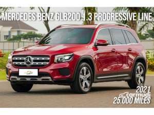 Jual bekas 2021 Mercedes-Benz GLB200 1.3 Progressive Line SUV Odo 25 Rbuan ANTIK DP RENDAH,lokasi di DKI Jakarta