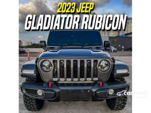 Jual bekas 2023 Jeep Gladiator 3.6 Rubicon Pickup Grey on Black JT Pentastar Abu-abu,lokasi di DKI Jakarta