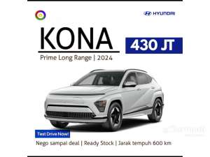 Jual bekas 2024 Hyundai Kona 0.0 Prime Long Range SUV,lokasi di DKI Jakarta