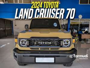 Jual bekas 2024 Toyota Land Cruiser 2.8 70 GXL SUV Beige on Black LC70 LC Bundera Japan Sand Coklat Brown,lokasi di DKI Jakarta