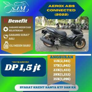 Jual bekas Aerox ABS Conn 2022 Pajak Panjang,lokasi di Kembangan
