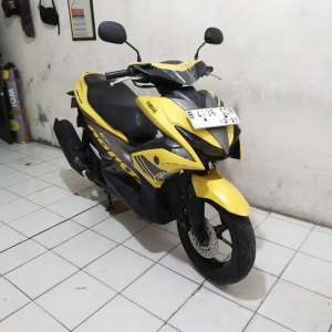 Jual bekas Aerox Non ABS 2017 -Kuning mesin Alus,lokasi di Pamulang