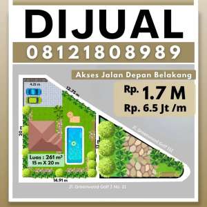 Araya Greenwood Golf Dekat Djati Lounge Samping Taman Jarang Ada lokasi di Blimbing, tersedia melalui melalui situs Olx