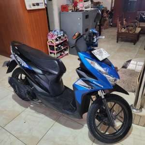 Jual bekas Beat f1 2023 biru hitam all new Gbm wonosari,lokasi di Semanu