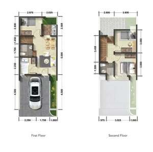 Bukit Golf Riverside - Cluster Lagoon Park Tipe Carnia lokasi di Gunung Putri, tersedia melalui melalui situs Olx