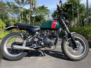 Jual bekas Dijual Custom Scrambler Yamaha Byson 150,lokasi di Kuta Selatan