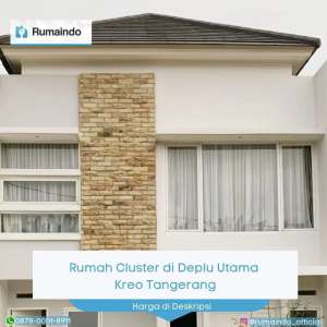 Dijual Murah Rumah Cluster di Deplu Utama Kreo Tangerang lokasi di Larangan, tersedia melalui melalui situs Olx