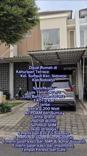 Dijual rumah mewah 2 lantai lokasi di Sidoarjo, tersedia melalui melalui situs Olx