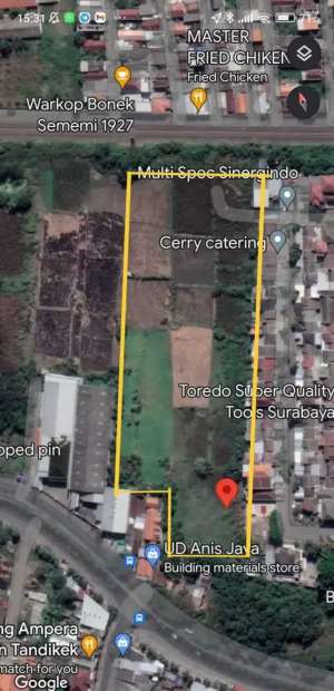 Dijual Tanah kavling raya sememi surabaya barat cocok untuk dibangun lokasi di Benowo, tersedia melalui melalui situs Olx