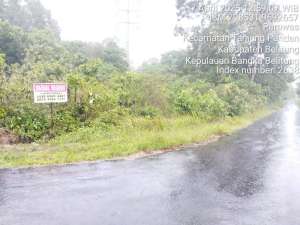 DiJUAL Tanah kebun lokasi di Tanjung Pandan, tersedia melalui melalui situs Olx