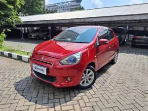 Jual bekas DP 5 Mitsubishi Mirage 1.2 Exceed Bensin-AT 2014 WYO,lokasi di 