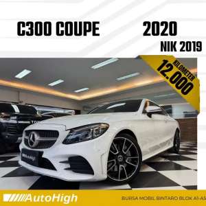 Jual bekas DP10 Km12.000 C300 Coupe AMG 2019 White Reg 2018 AUTOHIGH,lokasi di 