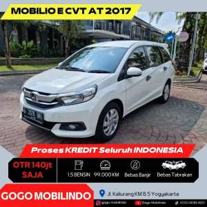 Jual bekas Dp5jt Honda Mobilio E CVT Matic 2017 ORISINIL Kredit Murah,lokasi di 