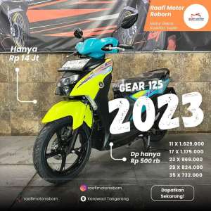 Jual bekas Garansi 1 Bulan Yamaha Gear 125 2023,lokasi di Karawaci