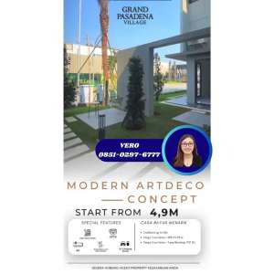 GRAND PASADENA Club house lengkap Start 4,9Man Langsung BOULEVARD lokasi di Gading Serpong, tersedia melalui melalui situs Olx