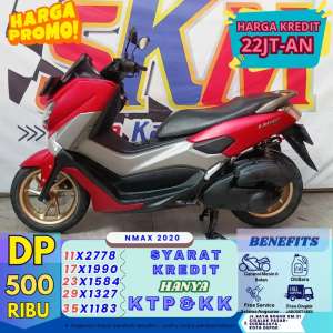Jual bekas heboh DP 500 garansi mesin full all claim NMAX 2020 cash credt,lokasi di Kebayoran Lama