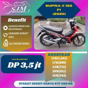 Jual bekas HONDA SUPRA X 125 2020 PAJAK PANJANG,lokasi di Kalideres