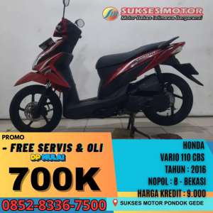 Jual bekas HONDA VARIO 110 CBS TAHUN 2016 10 JUTA,lokasi di Pondok Gede