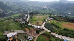 Kavling View Danau, 1000 mdpl, Tanah Kavling SHM, Bogor, Panoramic lokasi di Sukamakmur, tersedia melalui melalui situs Olx