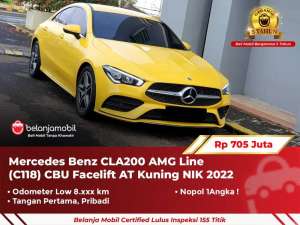 Jual bekas KM ANTIK 8RBMercedes Benz Mercy CLA200 CLA 200 AMG 2022 2023,lokasi di 