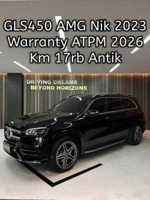 Jual bekas Mercedes Benz GLS 450 GLS450 AMG 2024 Hitam Mercy B1223SC Nik 2023,lokasi di 