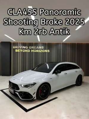 Jual bekas Mercy CLA45S Shooting Brake 2025 Putih B9GRR Nik 2023 Wagon Estate,lokasi di 